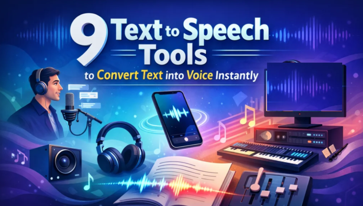 9 Text to Speech Tools to Convert Text into Voice Instantly